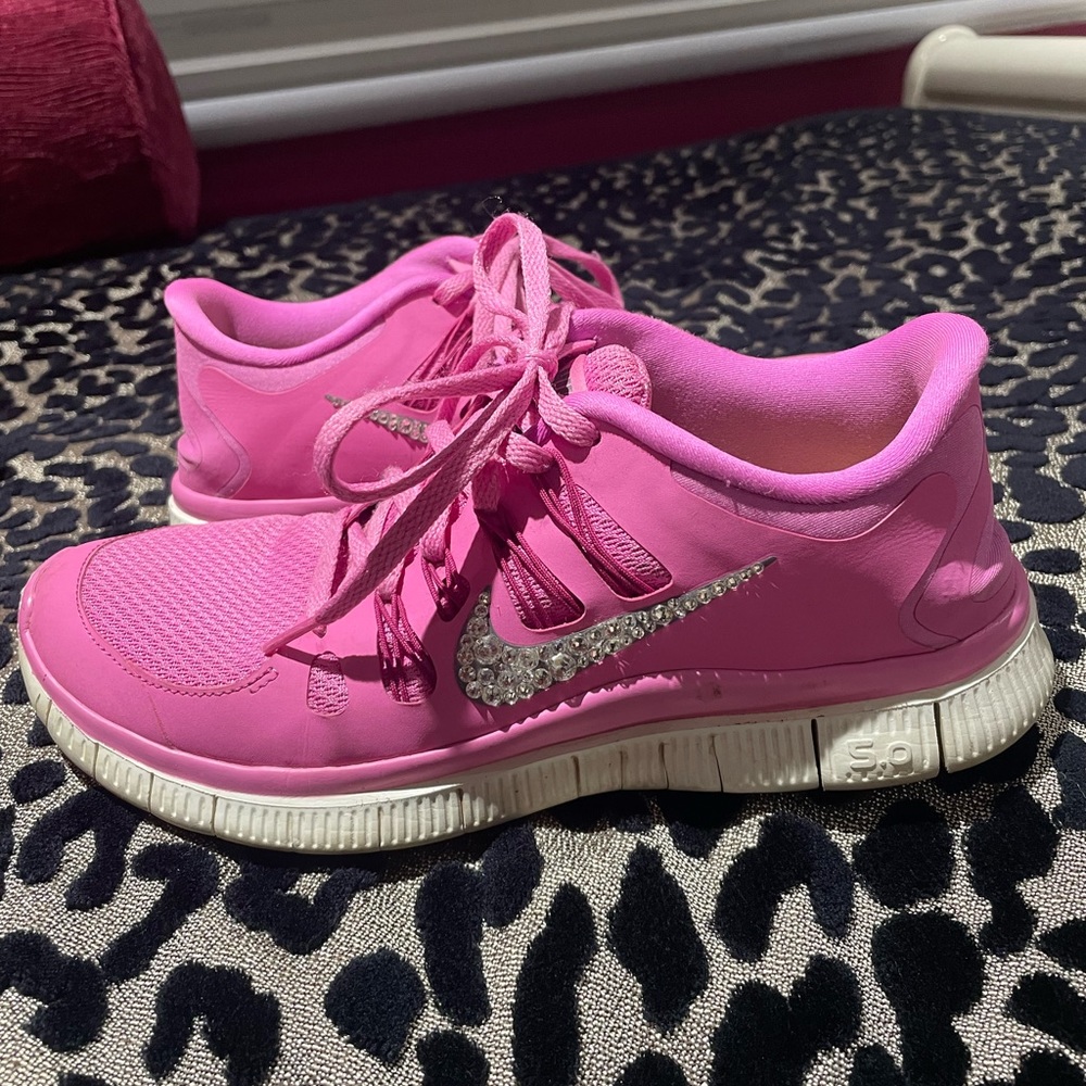 Bedazzled Nike Free Sneakers
